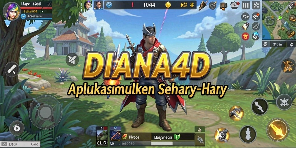 Tampilan antarmuka aplikasi DIANA4D yang intuitif dan modern.
