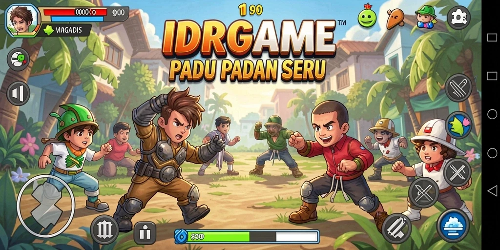 Gameplay seru mencocokkan item di IDRGAME.