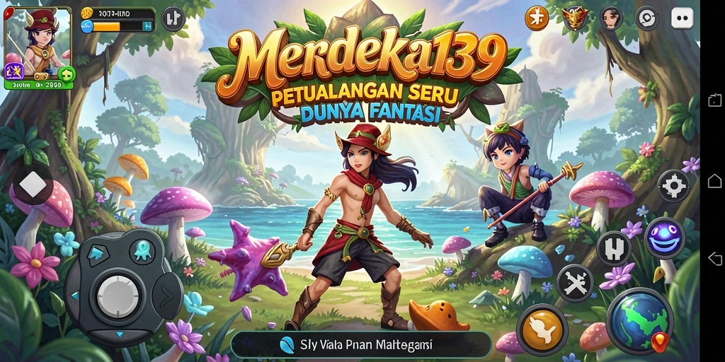 Tampilan menarik dari gameplay petualangan MERDEKA138.