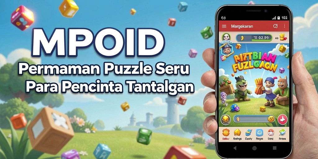 Screenshot MPOID menunjukkan gameplay Puzzle yang menantang dan menyenangkan.