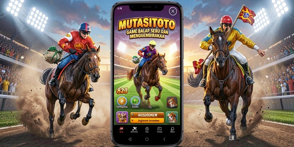 Gameplay seru dengan mobil balap yang cepat dan menantang.