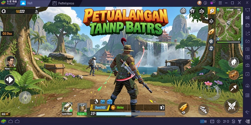 Tampilkan gameplay QQ222 yang seru di dunia terbuka.